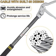 Snake Tongs Heavy Duty, 68″ Snake Catcher Grabber for Rattlesnake Professiona…
