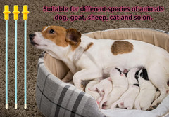 30 Pcs Artificial Insemination Dog Breeding Rods, Disposable Animals Breeding Tu