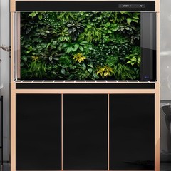 OHIOCATII 60x24in Green Reptile Tank Background