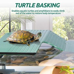 Oiibo Glass Turtle Tank Kit, 10 Gallon 20″ x 12″ x 10″ Turtle Tank Starter Ki…