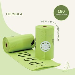 Compostable Dog Poop Bags Rolls 180 Count | Certified OK Compost HOME, BPI & …