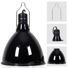 8.5″ Reptile Light Fixture 200W E26 Base, Ceramic Socket, On/Off Switch, UVB Dom