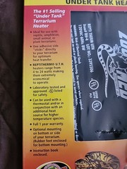 ZOO MED REPTITHERM UNDER TANK HEATER Terrarium 10-20 GAL – same day shipping