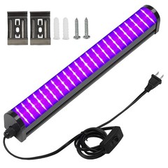 Upgrade 25W LED Black Light Bar – 72 UV Big 1 Count (Pack of 1),