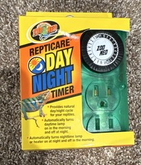 Zoo Med ReptiCare Day Night Timer LT-10 Plug-In 125V 60Hz 15A 8A