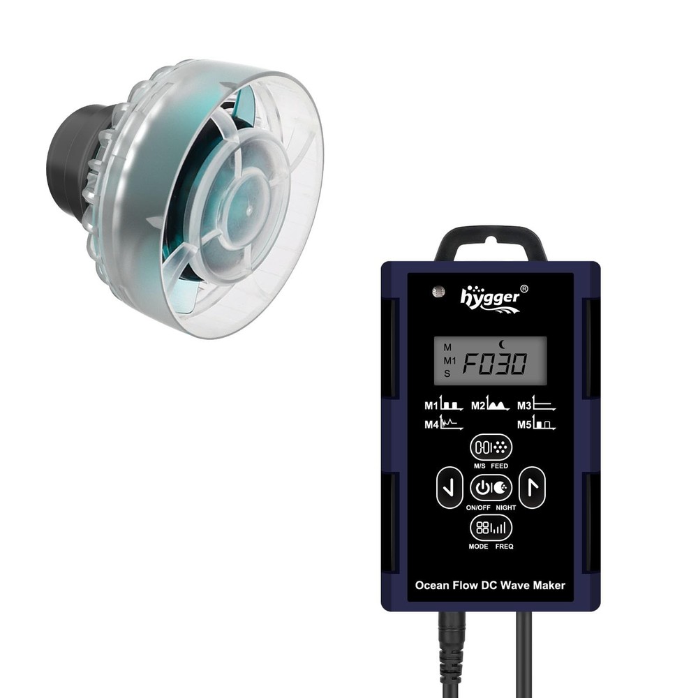 hygger Mini Wave Maker for Saltwater & Freshwater Aquarium, Ultra-Quiet Trans…