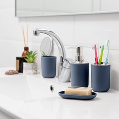 Moss & Stone 6 pcs Bathroom Accessories Set, Bathroom Decor Sets Includes Soa…