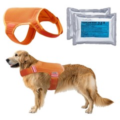 Cooling Vest for Dogs Dog Cooling Vest with Innovative Cooling Packs XL, Orange