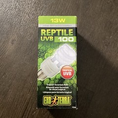 Exo Terra Reptile UVB 100 – Bulb – 13W for Tropical Terrarium