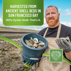 100% Flaked Oyster Shell 5 lb, Pacific Pearl, for Chickens and Ducks, Egg Lay…
