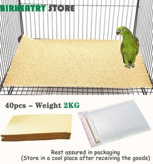 40PCS Gravel Liner Paper for Bird Cage,11×17 In Bird cage Liner Paper-Gravel …