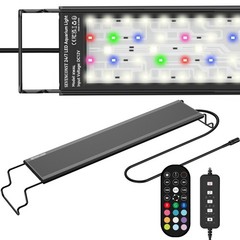 24/7 LED Aquarium Light with Remote for 30-36 Inch Plant & Fish Tank IP68, 12…