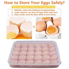 77L Deviled Egg Containers with Lid, (Set of 2), Plastic Deviled Egg Carrier …