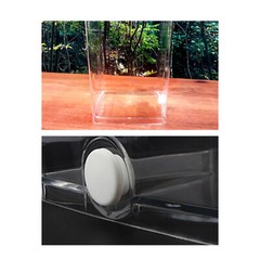 Transparent Desktop Reptile Box Acrylic Reptile Breeding Box with LED Light