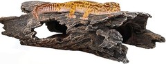 Leopard Gecko Hide, 10″ Reptile Hideout, Resin Simulated Hollow Log for Aquarium