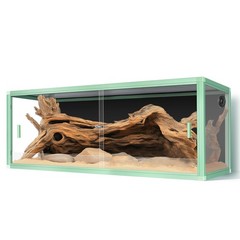 68 Gallon Reptile Tank Terrarium 48″ x 18″ x 18″ Large Reptile Habitat Top Mesh