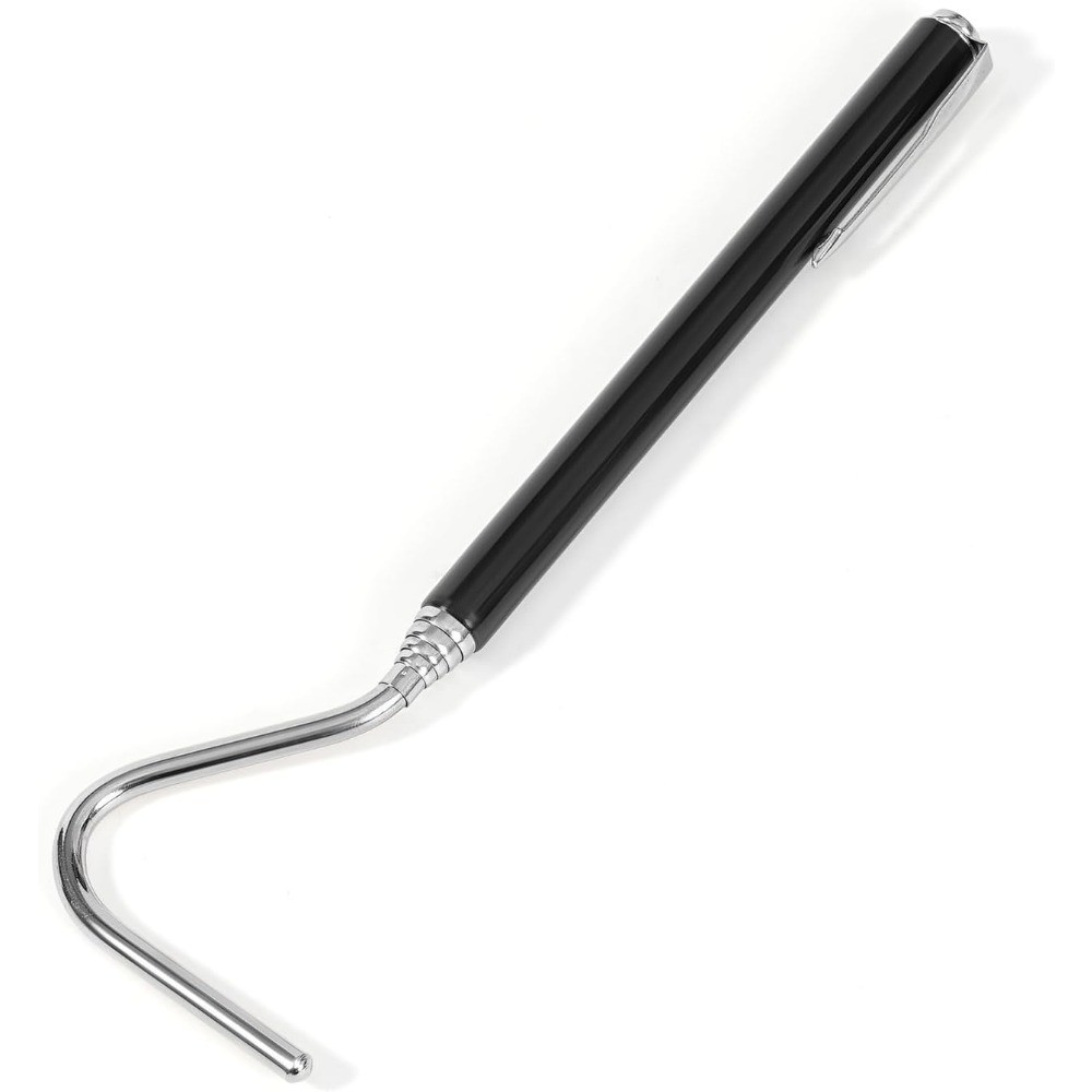 Reptile Snake Hook, 26inch Extendable Stainless Steel Snake Stick with Non-Slip