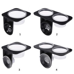 Reptile Feeder Single Double Feeding Bowl Water Breeding Dispenser Plastic