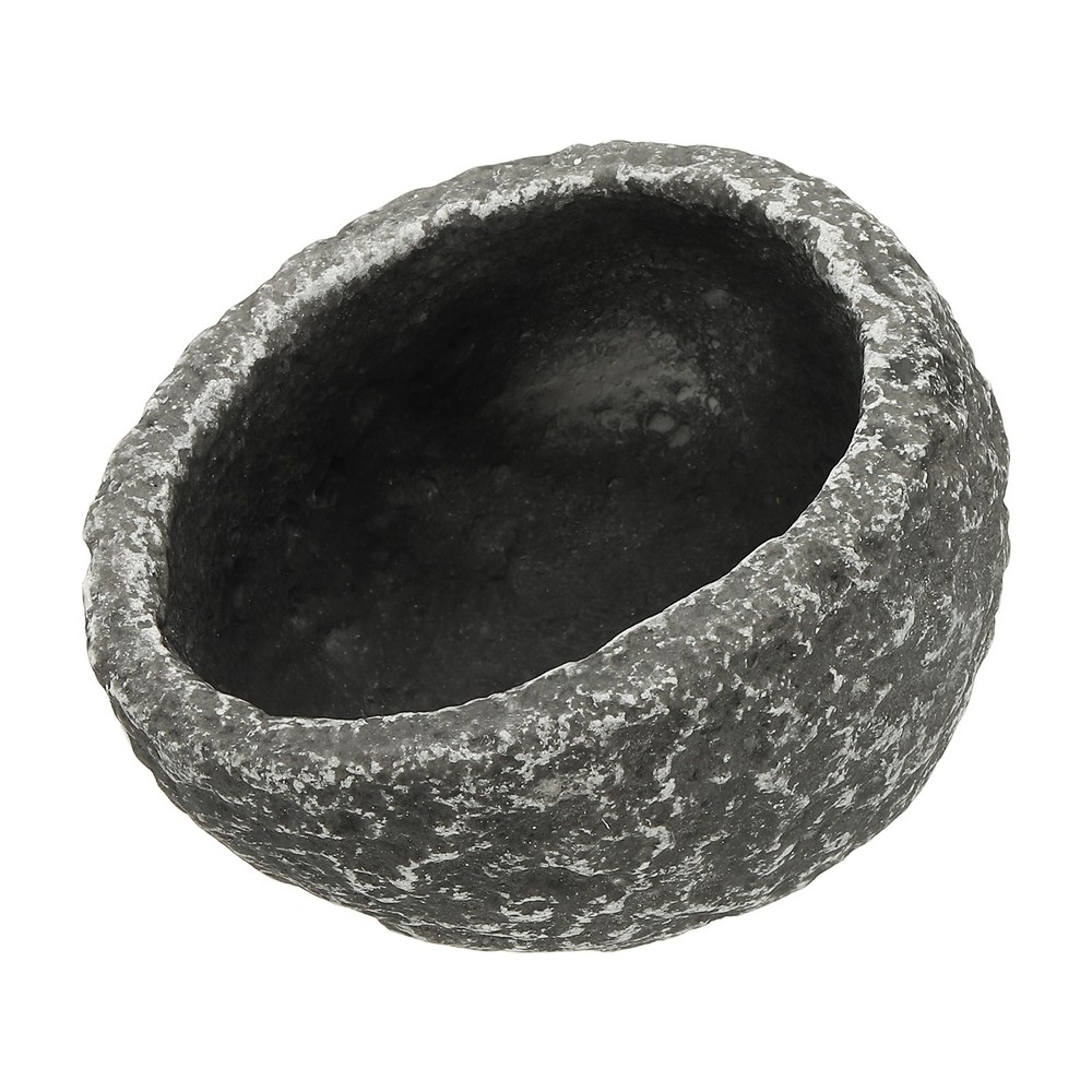 Reptile Food Bowl Worm Water Dish Resin Pet Bowl 4″ White for Scaled Pet