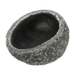 Reptile Food Bowl Worm Water Dish Resin Pet Bowl 4″ White for Scaled Pet