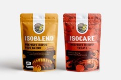 Isoblend Premium Isopod Food Bundle Vegetable Dry Blend and Shrimp Treat Protein