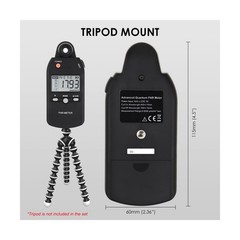 Quantum PAR Meter Full-Spectrum High Precision PPFD Tester for Photosynthetic…