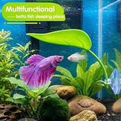 3pcs Turtle Basking Platform Tree Frog Gecko Turtle Tank Accessories Leaf Shape