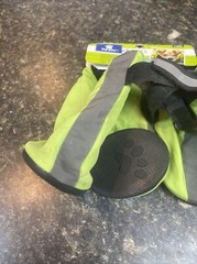 TOP PAW Green & Gray Reflective Waterproof Dog Boots (XL) (NEW)