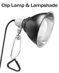 Pack of 2 Adjustable Heat Lamp Clip Fit for 5.5~8.5 Dome, Stand Fixture