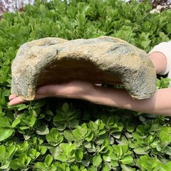 Reptile Hide Extra Large 12″W X 10″D X 3.5″H Resin Snake Cave – Secure Habitat