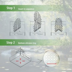 Bearded Dragon Bug Feeder Box – Clear Acrylic Climbing Bowl for Gecko, Chameleon