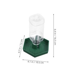 2Pcs Small Reusable Plastic Water Dishes for Lizards Snakes Indoor Use