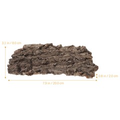 2 Pcs Climbing Bark Reptile Habitat Decor Bearded Dragon Terrarium Decoration