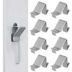 12Pcs Metal Shelf Clip Plated Silver Cabinet Shelf Supports Strong Easy Install