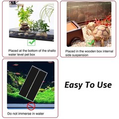 YOUMU Reptile Heating Pad- (5W/15W/25W/35W) Temperature Adjustable Terrarium