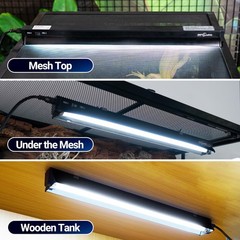 Switchable UVB Light for Reptiles, 24W T5 UVB Light Combo Kit for Tropical & …