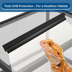 T5 UVB Reptile Light Bulb – 2-Pack 24W High-Output 10.0 UVB Bulbs for Bearded…