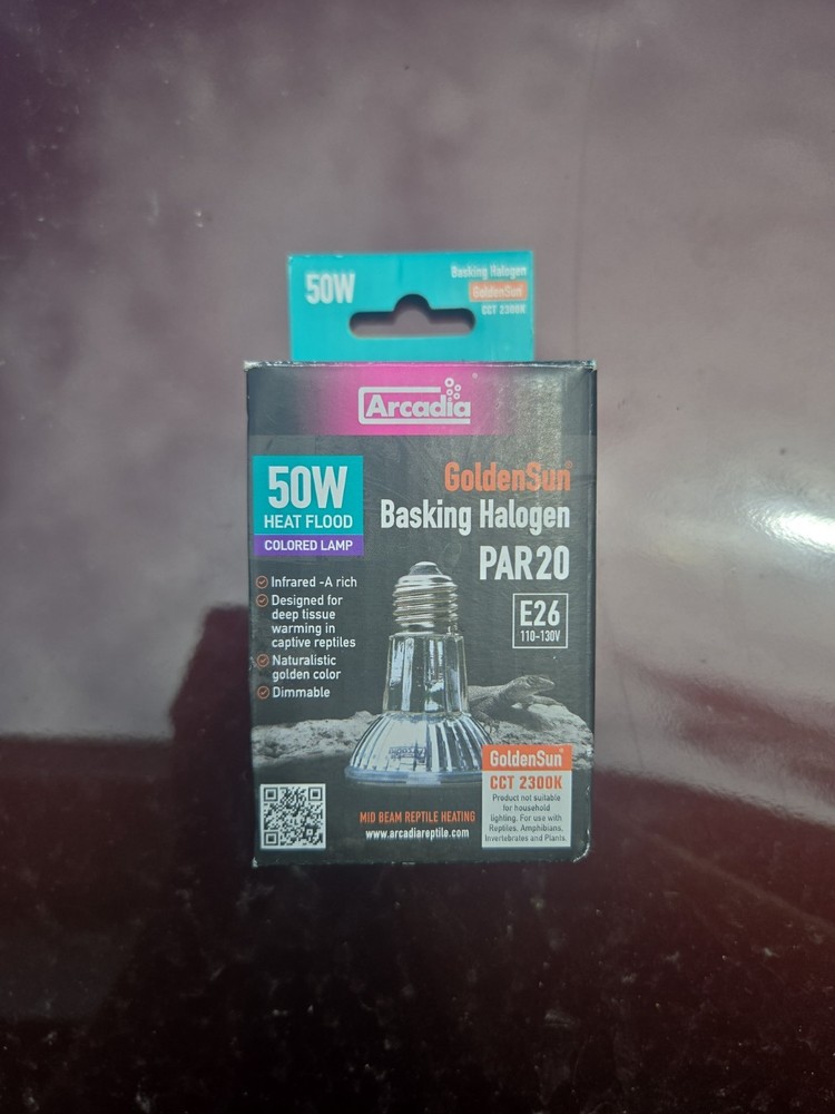 Arcadia GoldenSun Basking Halogen PAR38 de 100W 110 V – 130V