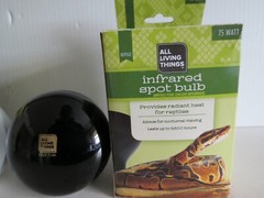 All Living Things Neodymium 75 Watt Basking Bulb & 75 Watt Infrared Spot Bulb