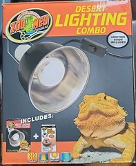 Zoo Med Desert Lighting Combo 5 1/2″ Lamp and Bulb