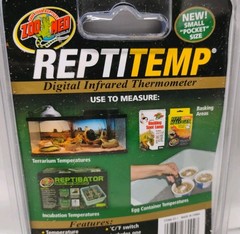 Zoo Med Labs ReptiTemp Digital Infrared Terrarium Reptile Thermometer SEALED