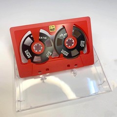 2PCS Metal disc audio tape with 50-minute hollowed-out section