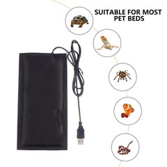 Reptile Heating Pad USB Under Tank Terrarium Heat Mat for Turtle Tortoise Sna…