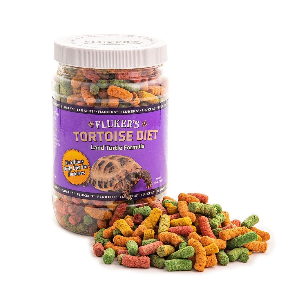 Tortoise Diet, Large Pellet Food – Land Turtle Formula, 10oz