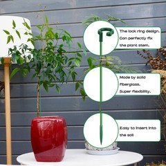 Invisible Plant Sticks 17 inch &11 inch SupKing 16Pcs Orchid Stakes with Clip…