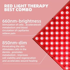 Red-Light-Therapy-Device – 45W LED Panel Deep 660nm and Near-Infrared 850nm L…