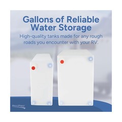 RecPro Fresh and Gray Water Holding Tank | Combo Pack | Concession/Food Truck…