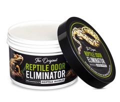 Reptile Odor Eliminator – Fresh Scent – 2 Jars – 24 Oz & 10 Oz (One Of Each)