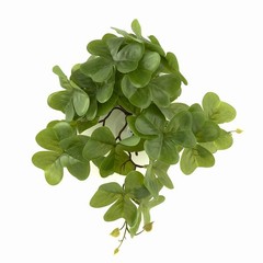 Reptile Terrarium Artificial Hanging Plants Habitat Decor Fake Shamrock