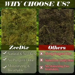 8 oz Sphagnum Moss Reptiles 12 qt Natural Bedding Terrarium Substrate Gecko